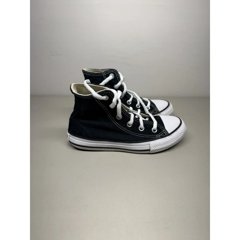 Black Converse All Star Chuck Taylor High Top Kids Size 12 Shoes Sneakers